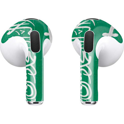 Saudi Arabia Flag Distressed Apple AirPods (3rd Gen 2021) Skin